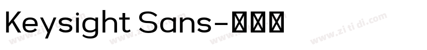 Keysight Sans字体转换